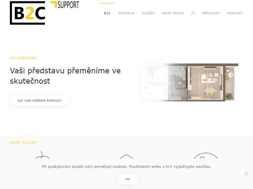 b2c support
jsme kreativní firma se specializací na grafické práce, 3d vizualizace, logistiku a it. 