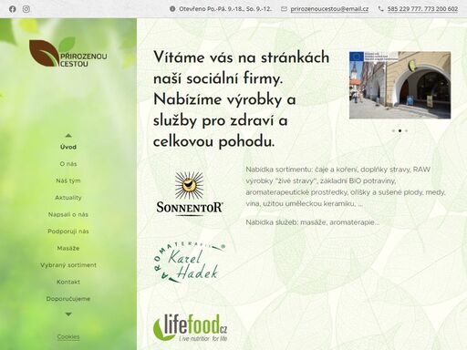 www.prirozenoucestou.cz