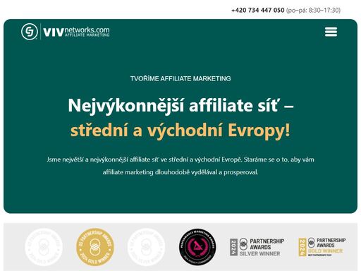největší a nejvýkonnější affiliate síť ve střední a východní evropě vivnetworks.com nabízí spolupráci středním a větším e-shopům v affiliate.