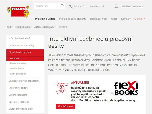 vytváříme moderní učebnice pro i. a ii. stupeň základních škol, střední a jazykové školy, vydáváme slovníky, pedagogickou a zájmovou literaturu.