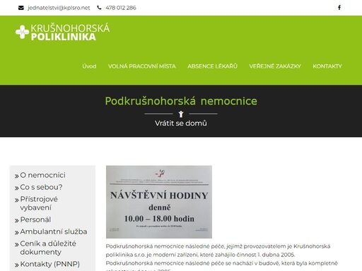 péče o dlouhodobě nemocné