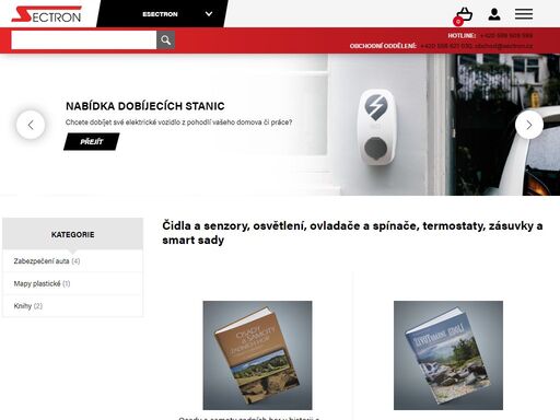 prodáváme smart home a smart city čidla, měřiče, termostaty a další - esectron.cz