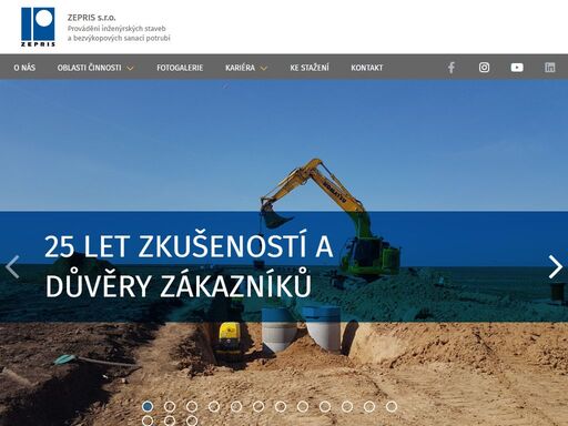 realizujeme nejrůznější druhy trubních vedení bez omezení dimenze, materiálu, způsobu a hloubky uložení. k trubním vedením budujeme potřebné technologické objekty jako čov, vodojemy, regulační a čerpací stanice, apod.