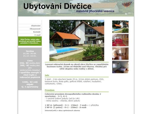 moderní apartmány v soukromí se zastřešeným zapuštěným bazénem v klidném prostředí v blízkosti rybníků. větší skupiny na kolech jsou vítáni. úschova kol. tv sat. celoroční provoz. firemní akce.