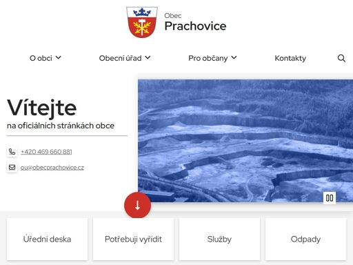 oficiální stránky obce prachovice