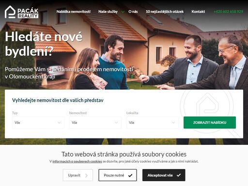 pacák reality s.r.o. - jiří pacák vám pomůžeme s hledáním i prodejem nemovitostí v olomouckém kraji. pacák reality.