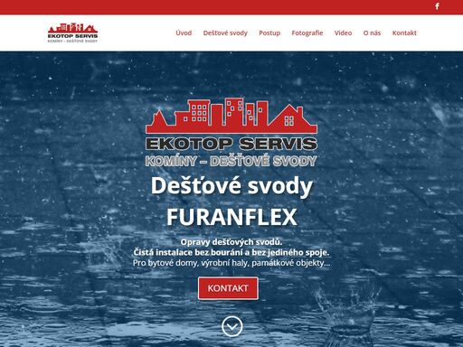 opravy dešťových svodů a odvětrání – vložkování furanflex