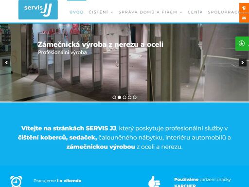 čištění koberců opava, sedaček, čalouněného nábytku. zámečnická výroba z nerezu a oceli. návrh a realizace zahrad. individuální přístup. servis jj