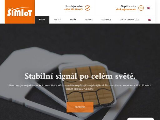 naše iot datové sim karty jsou flexibilní, s globálním pokrytím a pokročilým managementem. optimalizujte své iot projekty s námi.