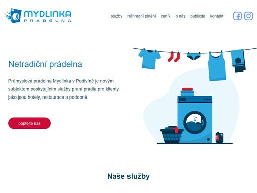 průmyslová prádelna mydlinka v podivíně je novým subjektem poskytujícím služby praní prádla pro klienty, jako jsou hotely, restaurace a podobně.