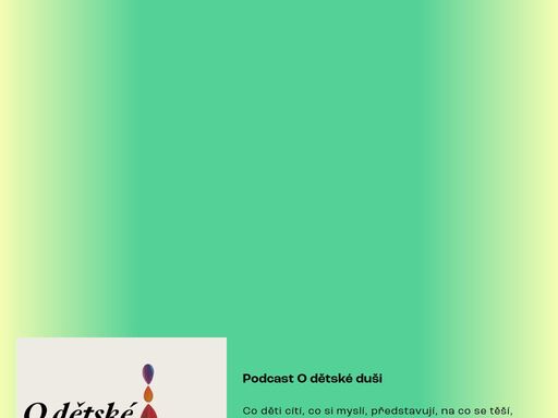 stránka dětského psychoterapeuta a psychiatra petra pötheho, zakladatele vzdělávacího institutu ipdar a tvůrce podcastu o dětské duši.