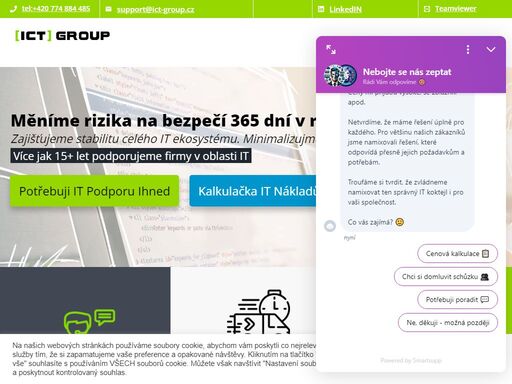 staráme se firmám o it, včetně it bezpečnosti. poskytujeme it podporu, outsourcing it a správu it. nasazujeme aruba wifi včetně aruba instant on - praha.