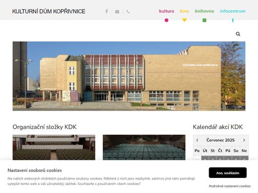 kulturní portál města kopřivnice – koncerty, divadlo, knihovna, informační centrum...