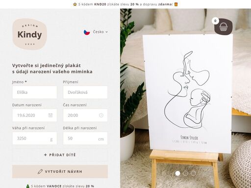 narození dítěte patří mezi nejdůležitější a nejsilnější okamžiky v našem životě. navrhněte si vlastní plakát. snadno a rychle.