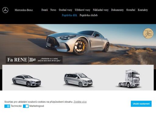 fa rene hradec králové a svitavy - dvě prodejní a servisní střediska pro značku mercedes-benz. osobní, užitkové a nákladní vozy - skladové nebo použité.