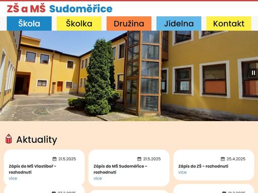 zš a mš sudoměřice u bechyně