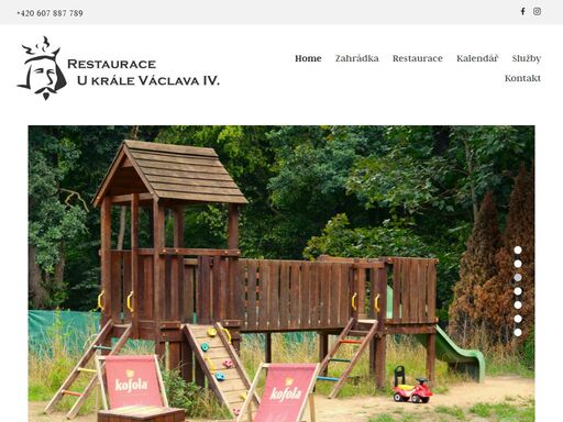 zahradní restaurace u krále václava iv. v kunratickém lese v praze