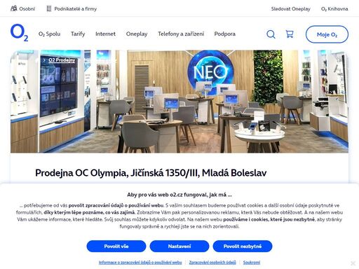 prodejna mladá boleslav - oc olympia, jičínská 1350/iii. o2 služby, telefony, zařízení a příslušenství nebo profesionální podpora a spoustu dalšího, to nabízejí všechny naše značkové prodejny.