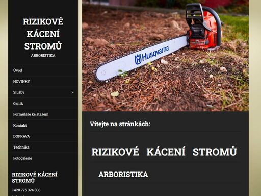provádíme postupné kácení stromů, odborný prořez stromů, štěpkování, frézování pařezů, výškové práce, bezpečnostní vazby korun stromů