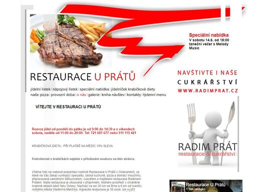 vítejte v restauraci u prátů
