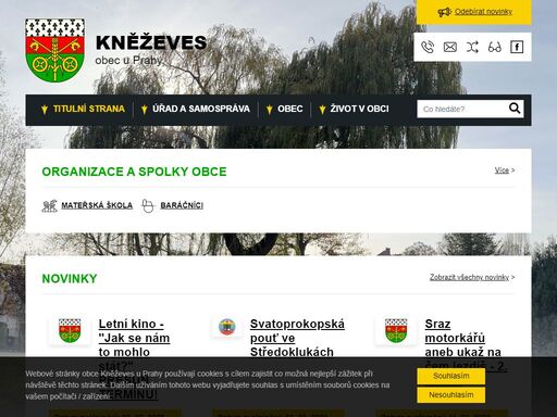 oficiální stránky obce kněževes u prahy