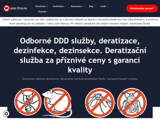 ddd servis - odborné deratizační služby brno, brno venkov, morava, praha, čr nejlevněji a se zárukou.
likvidace nebezpečných hlodavců - deratizér ondřej štolfa.