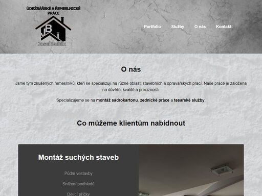 profesionální řemeslnické práce - sádrokarton, zednictví, tesařství a zámečnictví. kvalita na prvním místě.