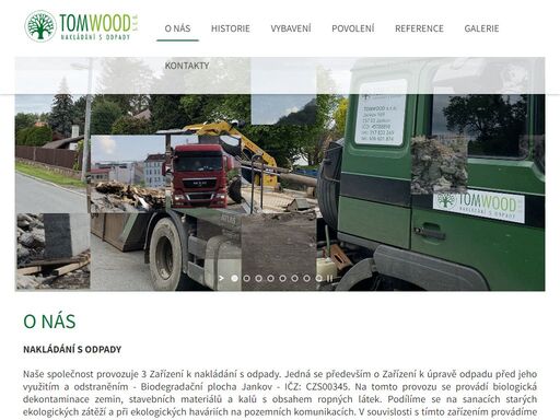 likvidace a zpracování odpadů firma tomwood s.r.o. jankova, okres benešov. dekontaminace zemin a kalů, ekologické havárie, sanace starých ekologických zátěží, zpracování odpadů ostatních a nebezpečných, přepravu nebezpečných odpadů - tuhých i kapalných, apod.