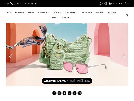 louis vuitton, prada, gucci, chanel, dior a mnohé další. vše se 100% garancí originality.
