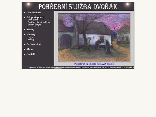 www.pohrebnisluzbadvorak.cz