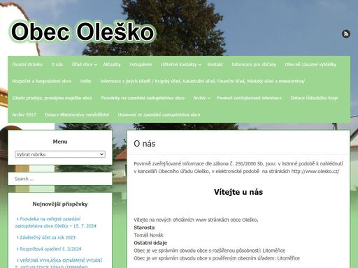 www.olesko.cz