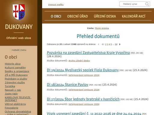 www.obecdukovany.cz