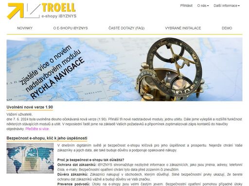 troell s.r.o. je výrobcem e-shopu ibyznys, který je vhodným nástrojem elektronického obchodování pro firmy, které používají erp byznys vr nebo b6.