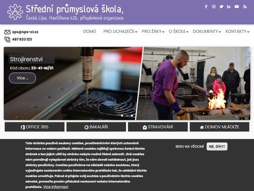oficiální webové stránky střední průmyslové školy česká lípa havlíčkova 426 příspěvková organizace.