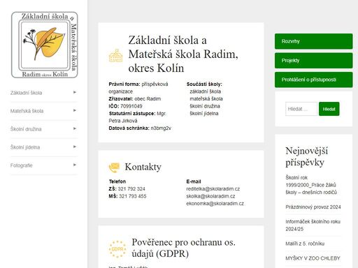 www.zsradimukolina.cz