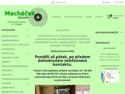 www.zbrane-machacek.cz
