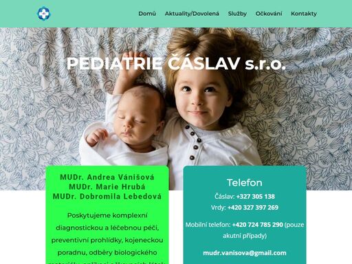 www.pediatriecaslav.cz
