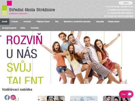 www.stredniskolastraznice.cz