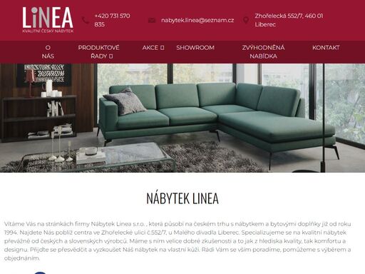 nábytek linea z liberce se specializuje na prodej kvalitního nábytku od českých a slovenských výrobců. přijďte se přesvědčit na vlastní oči!