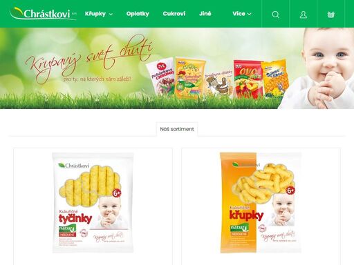 objevte širokou nabídku bezlepkových dobrot na eshop.chrastkovi.cz! specializujeme se na chutné a zdravé kukuřičné křupky, jogurtové křupky a oplatky – vše 100% bez lepku. naše produkty jsou ideální pro lehké svačiny i mlsání bez výčitek. vyberte si z pestré nabídky příchutí a dopřejte si kvalitní a výživné pochoutky…