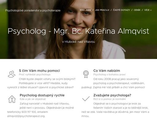 psycholog a psychoterapeut moravské budějovice - od roku 2008 pracuji jako soukromý psycholog a psychoterapeut, vzdělávám, publikuji. zajímá mě váš příběh a chci vám pomoci!
