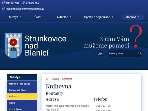 www.strunkovicenadblanici.cz/mestys/knihovna