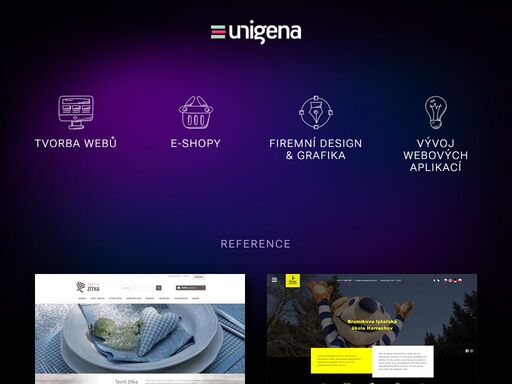 unigena cz - tvorba internetových stránek a aplikací, webdesign, seo