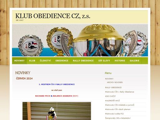 www.obedience.cz