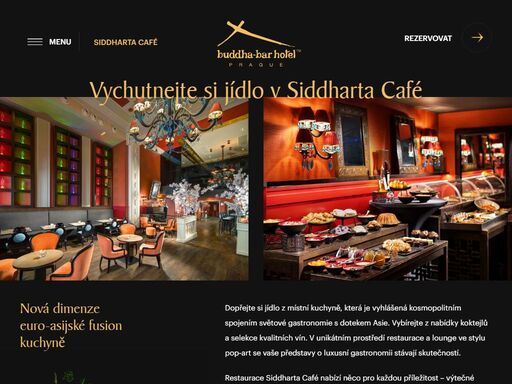 dopřejte si jídlo z kuchyně, která spouje světovou gastronomii s dotekem asie. zjistěte víc o restauraci siddharta café, kterou najdete přímo v buddha?-?bar hotelu prague.