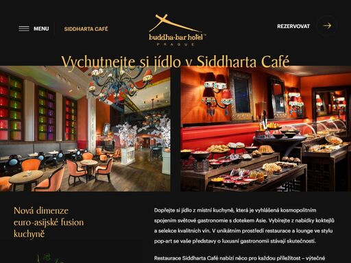 dopřejte si jídlo z kuchyně, která spouje světovou gastronomii s dotekem asie. zjistěte víc o restauraci siddharta café, kterou najdete přímo v buddha?-?bar hotelu prague.