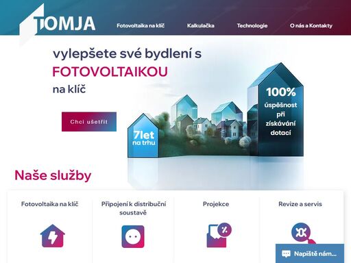 tomja.cz - expert na fotovoltaiku na klíč. získejte energetickou nezávislost s našimi komplexními službami, včetně dotací a profesionální instalace.