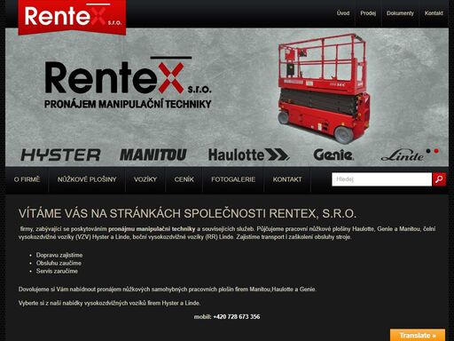 www.rentex.cz