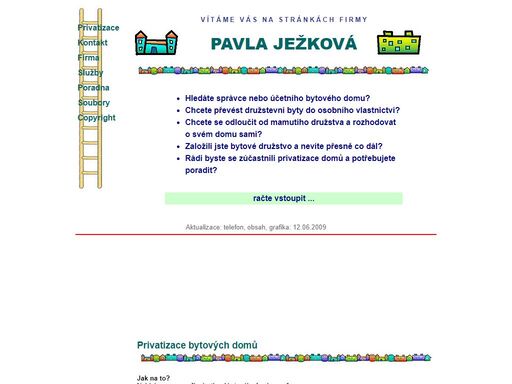 home page firmy pavla ježková