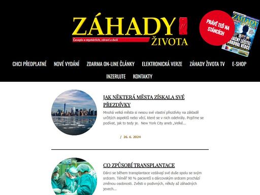www.zahadyzivota.cz
